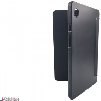 Smart soft dirbtinės odos dėklas - juodas (Samsung Galaxy Tab A9 8.7 (X110/X115)-Tab A11 8.7 (SM-X130N)